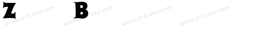 Zaleski Bold字体转换